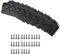 8PCS Lautsprecher Schrank Ecke Schutz, Verdickung Lautsprecher Ecke Schutz, Ecke Guards Rechteckiger Winkel Wrap Winkel mit Schraube Kits Schwarz für Kabinett Gitarre Verstärker Bühne Lautsprecher