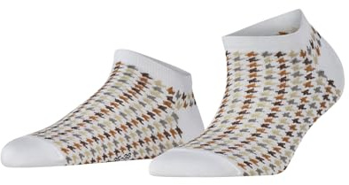FALKE Damen Sneakersocken Vibrant Boost W Sn Lyocell kurz gemustert 1 Paar, Weiß White 2000, 35-38