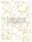 Prima Marketing Re-Design Gold Foil Kacha Decor Transfers-A Bird Song