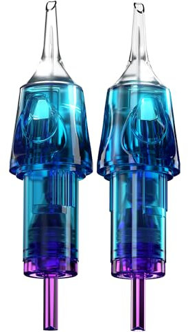 CNC Tattoo Nadeln 20 stück Tattoo Needles Cartridges 14RL Professionelle Patronen Nadeln # 12 Standard-Einwegnadeln 14 Round Liner für Tattoo-Stift-Maschine EN04B-20-1214RL-X