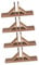 OFFSCH Kit De Clôture 4 Pièces Bases De Clôture De Jardin Support De Clôture En Bois Robuste Petite Bordure De Clôture Accessoires De Clôture