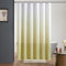 Furlinic Duschvorhang 180x200cm Textile Vorhänge aus Stoff Wasserdicht Anti-schimmel Waschbar Badezimmer Vorhang für Bad in Badewanne Weiß nach Light Taupe mit 12 Duschringe.