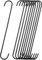Criativo live 10 Pack Extra Large S Hooks,Heavy Duty Long S Hooks,X-Large Hooks for Hanging Garden Pergola Plant,Bird Feeder,Kitchen Pots and Pans, Garden Pergola,Closet, Workshop