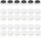 DUJEQM Magnete für Magnettafel - 30 Stück Starke Weiße Kühlschrankmagnete – Runde Magnet Mini Magnete für Whiteboard, Magnetwand & Pinnwand – Klein Magneten, Bunte Tafelmagnete für Küche, Büro, Schule