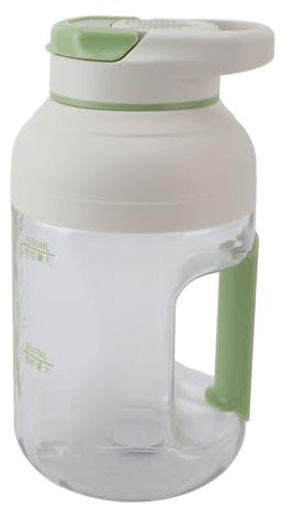 Licuadora Portátil, Mini Licuadora Pequeña con Diseño de Ergonómico, 1,5 L, Inalámbrica, de Gran Capacidad, para Picnic Al Aire Libre (GREEN)