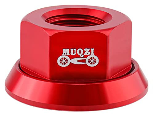 JUNNASALIKER Fahrrad Radnaben Achsmutter 7075 Aluminiumlegierung Fahrräder Achsschraube Spieß Bolzen Schraube Mutter Rennrad Ersatzteil