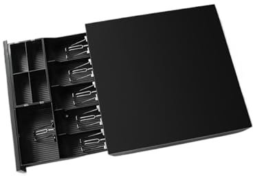 YQVEOT Registrierkasse, 405C Cash Box Smart POS Kassierer Box Mit Schloss, Supermarkt Können Unabhängig Verwendet Werden Cash Box für Gastronomie, Supermärkte, Bekleidungsgeschäfte