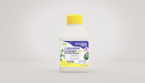 Let’s Grow Bio® Organic-Balance® – Lebender Dünger für Garten & Pflanzen – Mikroorganismen-Konzentrat für Gemüse, Zierpflanzen, Obst & Weinbau – 250 ml