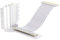 Roxvue Kit de Support de Vertical pour GPU L-Z3, Câble de PCIe 4.0 X16 200 mm, Support de de Direction pour Carte Graphique Blanc
