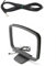 Antena aérea y de Bucle Black 2 Pin FM Aerial & Am Loop Antenna Compatible with Sony Audio Receiver Systems