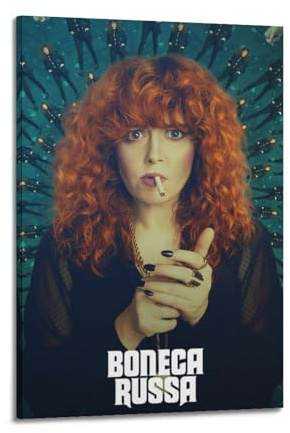 SHAUREWNYY Russian Doll TV Series Posters Aesthetic Wall Art Decor Vintage Canvas Poster Decorative Painting for Living Room Bed Room 08x12inch(20x30cm) Frame-style