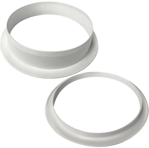 Anneaux de soutien pour sac filtrant Compatibles avec Desjoyaux, Accessoire Piscine, Paire d'anneaux intérieurs et extérieurs en Plastique ABS résistant, Accessoires de Chaussette Filtre Piscine