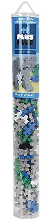 Plus-Plus Kreativ-Bausteine Tube, Elefant, Geniales Konstruktionsspielzeug, 100 Teile
