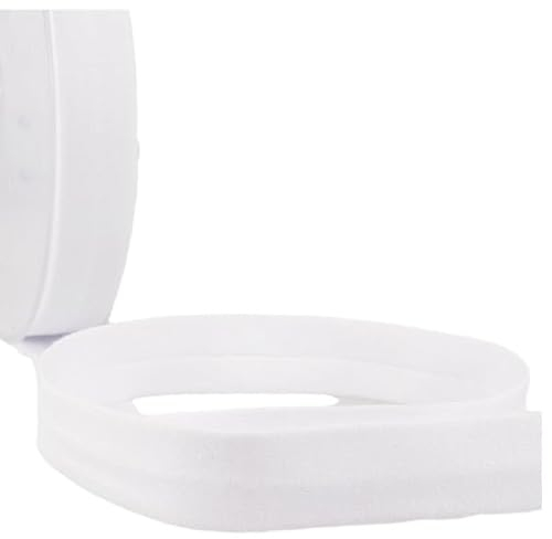 M & C Schrägband, 20 m, gefaltet, Jersey, 20 mm, Weiß