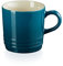 Le Creuset Stoneware Cappuccino Mug, 200 ml, Deep Teal, 70303206420099