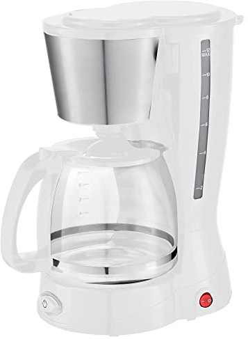 Grunkel Cafetera de Goteo CAF-B AROMA Blanco 1,5 L
