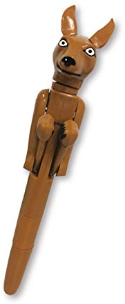 Deluxebase Känguru-mächtiger Verfasser Boxing Pen Kugelschreiberneuheit stationär für Kinder