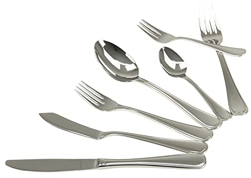Solex Selina Besteckset 84 teilig für 12 Personen inklusive Fischbesteck