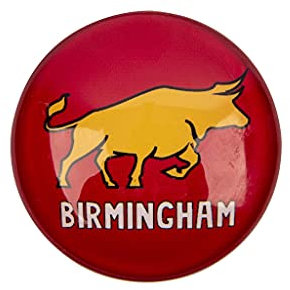Big City Crystal Fridge Magnet Union Jack British Manchester Bee Liverpool Birmingham Newcastle Round (Birmingham)