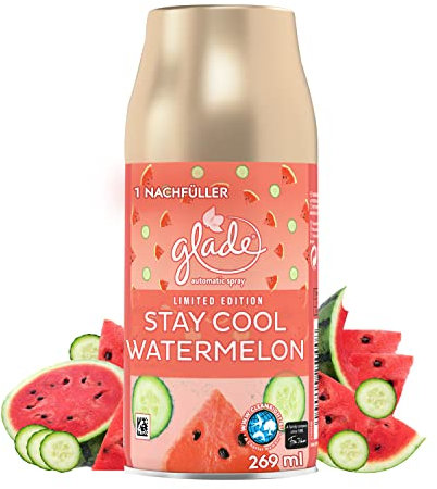 Glade (Brise) Automatic Spray Refill for Air Freshener Device, Stay Cool Watermelon, 269 ml