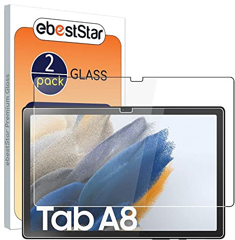 ebestStar - Cristal Templado x2 para Samsung Galaxy Tab A8 10.5 (2021) SM-X200 X205, Protector Pantalla Película Vidrio, Antigolpes