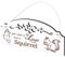 Schild Eichhörnchen mit Nuss Deko 20x10cm - All you need is Love and a Squirrel - Holz Wanddeko Dekoration Wand