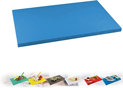 Planche à découper gastro en plastique - Planche à découper (XL ou XXL) (bleu, (XL) 30 x 50 x 2 cm)