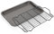 Ninja B32102 Foodi NeverStick Premium 2-Piece Bakeware Sheet Set, Nonstick, Oven Safe up to 500⁰F, with 10 x 15 inch Baking Sheet & 10 x 15 inch Cooling/Roasting Rack, Dishwasher Safe, Grey