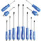 ZENO Impact Bolster Screwdriver Set 12PCS | Phillips Screwdriver | Heavy Duty Screwdrivers | Durable Chrome Vanadium Steel with Magnetic Tips | Includes 6 Flat Heads and 6 Phillips Heads