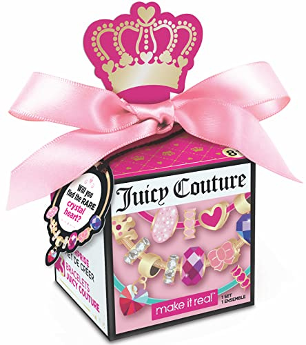 Make It Real Juicy Couture Surprise Box: drei zauberhafte Armbänder zum Selbermachen mit Perlen und Anhängern in einer Überraschungsbox zum Sammeln| Geschenk für Mädchen ab 8 Jahren