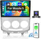 Hikity 2GB+64GB Android 13 Autoradio für Mazda 5 2007 2008 2009 2010 mit Wireless CarPlay Android Auto, 9 Zoll Car Radio mit Navi Bildschirm Bluetooth FM RDS Radio SWC USB Rückfahrkamera
