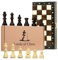Schach Schachspiel Set klappbares Schachbrett mit Schachfiguren aus Holz 27 x 27 cm - Chess Board Spiel für Kinder und Erwachsene Reiseschach hochwertig und edel
