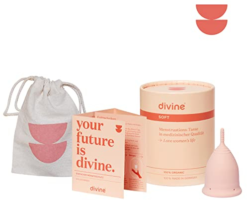 Divine Menstruationstassen SOFT, PINK, (M, Pink, Soft)