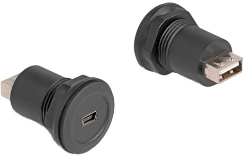 DeLOCK Adapter Einbaubuchse Mini-USB-B 2.0 > USB-A 2.0