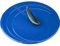 VIRSUS Coperchio Girafrittate Antiaderente 561, Diametro 32 cm, Coperchio in Acciaio Inox, Maniglia a forma di Gallo, Adatto per Pentole e Padelle, Coperchi per Frittate, Crèpes, Omelette (Blu)
