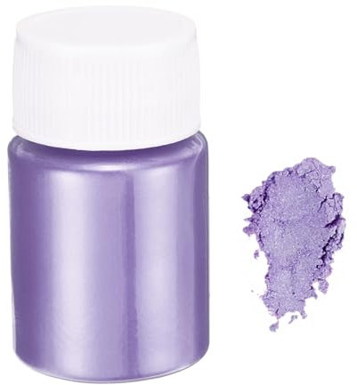 QUARKZMAN 15g/0,5oz Polvere Mica Naturale Polveri Pigmenti Resina Epossidica per Resina Colata Vernice Auto Coloranti Bricolage Artigianato, Lampo Viola