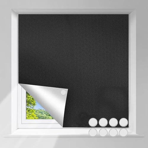 Tessuto Oscurante Finestra, 150x100cm Tende Oscuranti per Interni Tessuto Oscurante Portatile Con Magnetico Tagliabile Telo Oscurante per Finestre Per Lucernari Finestra Camera Dei Bambini