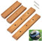 Lot de 2 poignées de rechange en bois de cerisier compatibles avec barbecue à charbon Weber de 57,1 cm et 47 cm One Touch et de nombreux barbecues et fumoirs similaires