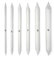 Studio 22 Paper Blending Stumps Set for Pencil, Graphite, Charcoal and Pastels 6pc