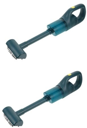 Mikikit 2 Set Macchina a Vuoto Mini Scrivania Aspirante Auto Aspiraliquidi Vuoto Di Aspirazione Elevato Vuoto Del Negozio Pulitore Elettrico Portatile Abs