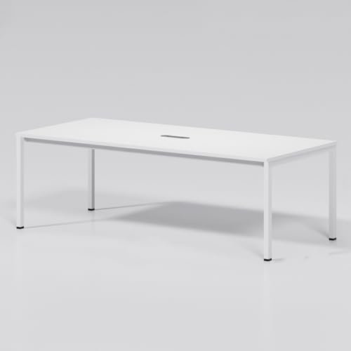 LYXWGRZD Besprechungstisch for 6 Personen, Business-Konferenztisch, Rechteckiger Schulungstisch, Seminartisch for Büro-Konferenzraum