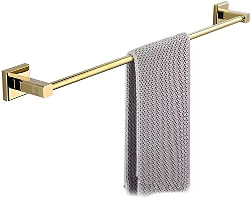 Porte-serviettes mural en laiton avec barre simple 60 cm