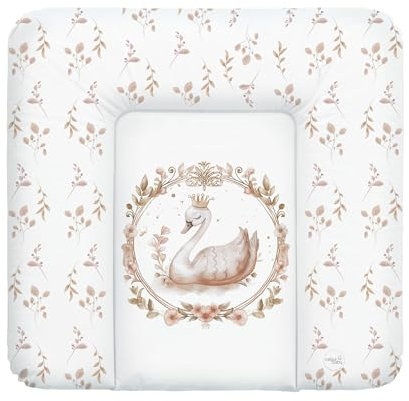 Ceba Baby® weiche Wickelauflage 75x72 cm - Baby Wickelunterlage - Wickeltischauflage für Junge und Mädchen - Wasserdicht, abwaschbar - OEKO-TEX® Standard 100 - Made in EU - Glamour-Stil