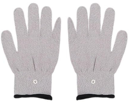 1 Paar Elektrodenhandschuhe für Tens Maschinen, leitfähige Handschuhe, Elektrodenmassagedraht, Handblei, Therapiehandschuhe, Elektrotherapie, Massage