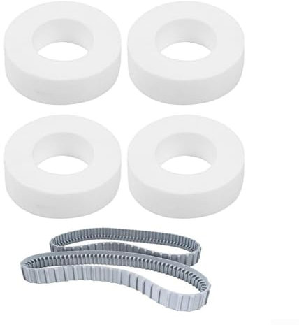 Homeponnew Pièces détachées pour nettoyeur de piscine Dolphin - 4 anneaux d'escalade 6101611-R4 + 2 courroies 9983152-R2 - Kit de remplacement - Compatible avec les robots nettoyeurs de piscine