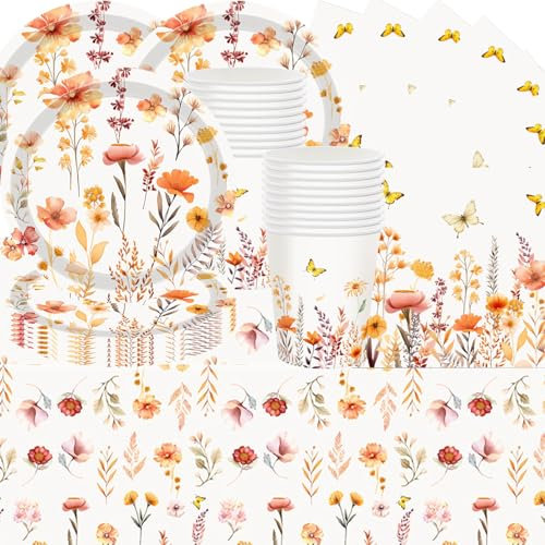 Set di piatti di cartone, bicchieri di cartone, tovaglioli di carta e tovaglie, ideali per feste di compleanno 20