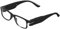 PEARL Brille ohne Stärke: Modische Brille mit integriertem LED-Leselicht, ohne Sehstärke (Brille mit Licht ohne Stärke, Brille mit Lampe, Nachtsichtbrille)