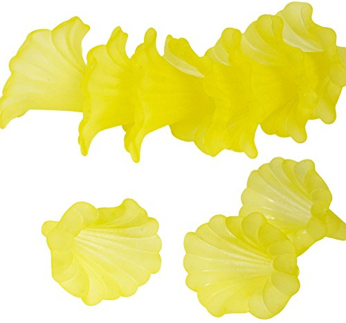 Blütenkelch-Perlen 10er-Pack 41x35mm Kelche Lilien Röcke Blumenkelch Farbauswahl