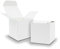 itenga 10x Würfelbox aus Karton 6,5x6,5cm weiß kleine Schachtel als Gastgeschenk Geschenkbox zum Befüllen (Hochzeit Adventskalender Taufe Geburtstag Geschenk Kommunion)