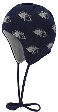Döll Unisex Baby Inka Bindemütze Strick Mütze, Blau (Navy Blazer|Blue 3105), (Herstellergröße: 47)